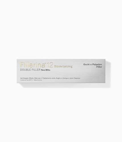 Fillerina 12 Biorevitalizing Double Filler Neo-Mythos Augen und Augenlider Gel Anti-Falten Füllgel mit Applikator Grad 4 15 ml