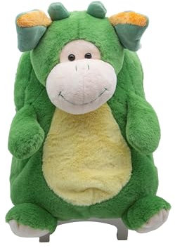 Cute Since 1999 Koffer Trolley - Rollkoffer Reisekoffer für Kinder - Trolley mit Abnehmbarer Rucksack - Handgepäck 2 Rollen (Dinosaurier)