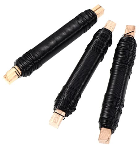 BESPORTBLE 3pièces Fil De Pour Reliure De Fleurs Artificielles Flexible Et Pratique Pour Compositions Diy Lot