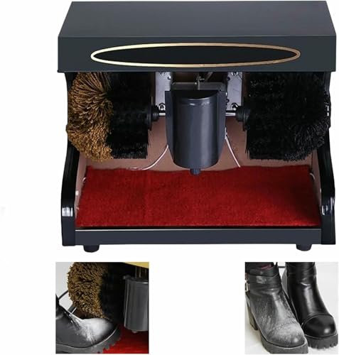MNJVCFDS Macchina per Pulire Le Scarpe Nell'Atrio Dell'Hotel, Lucidatrice per Lustrascarpe Elettrica, Lucidatrice per Lustrascarpe A Induzione Automatica, Induzione Automatica