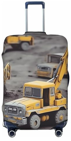 LPSRTWE Reisegepäckabdeckung, kratzfest, elastisch, dick, Gepäckschutz, waschbar, Bauwagen, Kofferhülle, passend für 45,7 - 81,3 cm (18 - 32 Zoll) Gepäck, Schwarz , M