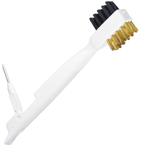 Ymapinc 4-in-1 Kitchen Cleaning Scrub Brush - Stove Cleaner for Gas Top with Cooktop Scraper, Household Cleaning Tools, Gas Stove Top Scrubber for Range Hood Grease Grime
