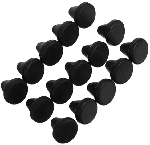 DIYEAH 15 Bouchons en Silicone Antidérapants 7,0 Rainure, Embouts Amortisseurs et Patins pour Pieds de Four, Résistance Haute Température, Adaptés Micro-ondes et Plaques de Cuisson,