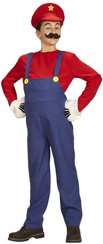 W WIDMANN MILANO Party Fashion - Costume enfant super plombier, artisan, mécanicien