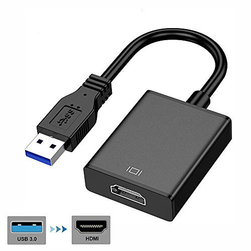 Cavo HDMI USB C, 1080P, USB 3.0/2.0, HDMI Full HD Video Audio Multi Monitor Convertitore Adattatore per PC Portatile Proiettore HDTV Compatibile con Windows XP 7/8/8.1/10