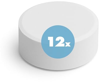 reilo 12x 450g Luftentfeuchter TAB, mit Calciumchlorid, Raumluftentfeuchter, Nachfüllpacks für Entfeuchterboxen 400 bis 1200 g, Lufttrockner für Wohnräume, Schlafzimmer, Keller