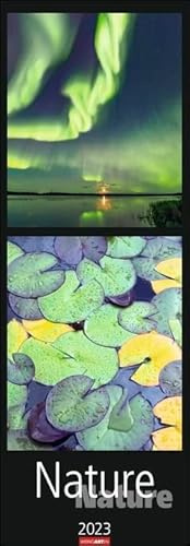 Nature Nature - Kalender 2023 - Weingarten-Verlag - Fotokalender im Vertikalformat - Wandkalender mit brillante Naturfotografie - 34 cm x 98 cm