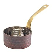 GenWare Lot de 6 mini casseroles en cuivre antique 7 x 3,75 cm