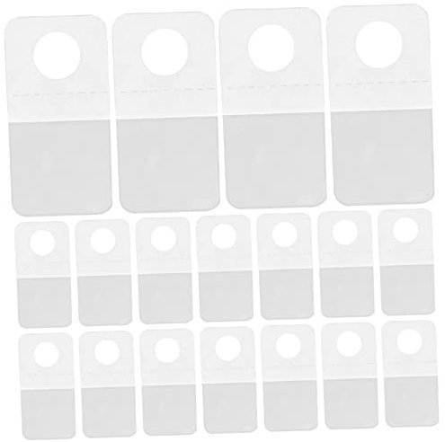 YARNOW 200stücke Selbstklebende Haken Aus Klarem Pvc Für Warenpräsentation Im Einzelhandel Reißfest Und Langlebig Einfach Anzuwenden Für Übersichtliche Produktpräsentation
