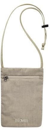 Tatonka Brustbeutel Skin Neck Pocket - Leichte Geldbörse zum Umhängen mit Reißverschlussfach - Bietet Platz für Reisepass, Führerschein, Kreditkarten, Bargeld