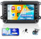 Autorradio para VW Golf 5 6 Polo T5 Tiguan Passat Caddy Seat Skoda con Android Auto&Carplay, Radio con Pantalla táctil de 9 con Mirrorlink Bluetooth GPS WiFi FM/RDS SWC cámara de Marcha atrás
