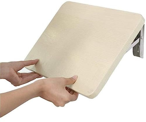 Robuster Wand-Tisch, zusammenklappbar, für Esszimmer, Arbeitszimmer, Küche, Balkon, kompakter Computertisch, Arbeitsplatz mit 20 kg Kapazität (L x B x L): 40 x 25 cm x 16 cm