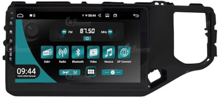 JF Sound - Autoradio Android JF-039D4-UP compatibile con DR DR4/DR 4.0 dal 2021 | CarPlay e Android Auto DAB+ |10 pollici HD | Prodotto in Italia