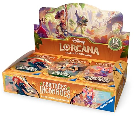 Caja de 24 Boosters Lorcana – 12: Tierras Desconocidas – Versión francesa