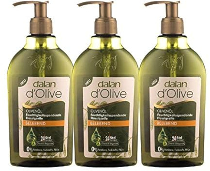 3x Dalan d´Olive Flüssigseife belebend (3x300ml)