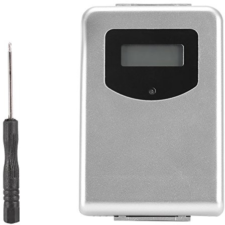 Sensore Temperatura Umidità 433MHz Alimentato Batteria Monitoraggio Remoto Interno Esterno per Casa Ufficio Serra Magazzino