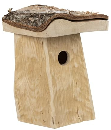 Windhager cassetta nido Log Cabin, casetta per uccelli per specie di cinciallegre, cassetta nido per uccelli da appendere, cassetta di riproduzione per uccelli, ausilio per la nidificazione