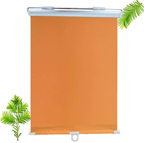 Agashi Saugnapf-Rollo, Verdunkelungsrollos, Sonnenschutz-Rollos, Verdunkelungsvorhänohne Bohren, Sonnenschutz/Oran/72 * 125Cm(28.3 * 49.2In)