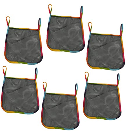 HAPINARY Kinderwagen Organizer mit Großem Fassungsvermögen aus Mesh Stoff 6 Stück zur Besseren Organisation von Kinderwagenzubehör und Viel Stauraum