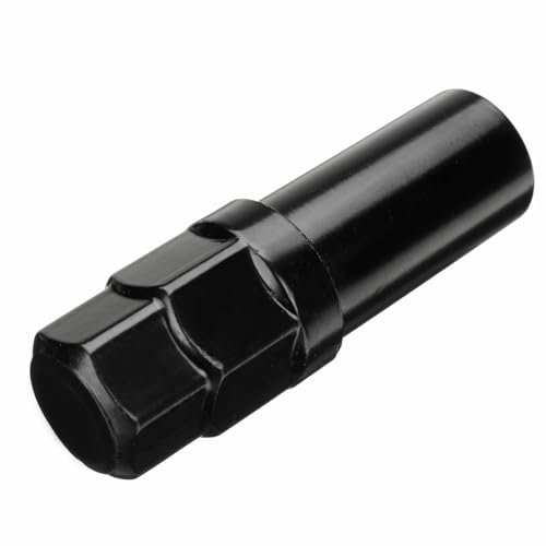 Schwarzer 7-seitiger Spline Tuner Radmutternverriegelungsschlüssel for Entfernen von Stahlwerkzeugen