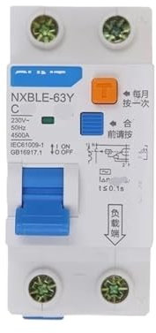 LTUNKHWP NXBLE-63Y 6A 16A 32A 40A 63A 10mA 30mA 0,01A 1P+N Interruttore differenziale Corrente differenziale Interruttore differenziale(10mA 1P 1N,25A)
