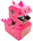 HAWILLOSCH 1 Set Cartone Indossabile Giocattolo Didattico Casa Di Cartone Dinosauro Giocattolo Di Cartone Piegato Forte Costume Di Cartone Dinosauri Case Di Cartone Per Bambini Rosa Carta