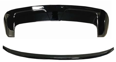 DZSQTUND Auto Heckspoiler Heckklappe Fenster Obere Verkleidung Dachflügel & Heckklappe Mittlere Spoilerlippe Für G07 X7 2019-2024 Schwanz Spoiler(Glänzend schwarz)