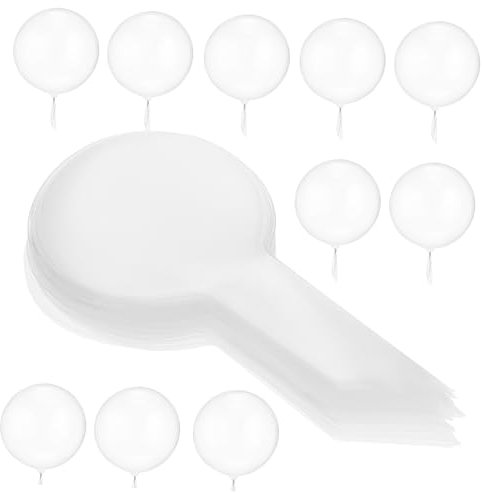 SOIMISS 100 Stück Transparente Bobo Luftballons Aus Tpu 8 Zoll Elastisch Und Robust Partydekoration Für Geburtstage Und Hochzeiten Vielseitig Für Innen Und Außen