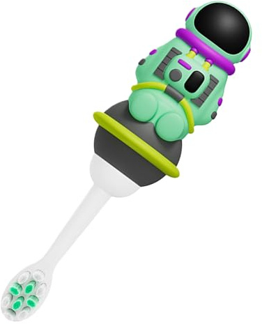 Cepillo De Dientes - Limpiador De Dientes Para Niños | Cepillo Para Niños Pequeños, Cepillo De Dientes Manual De Diseño De Espacio De Dibujos Animados, Cepillo De Dientes De Mango Ant