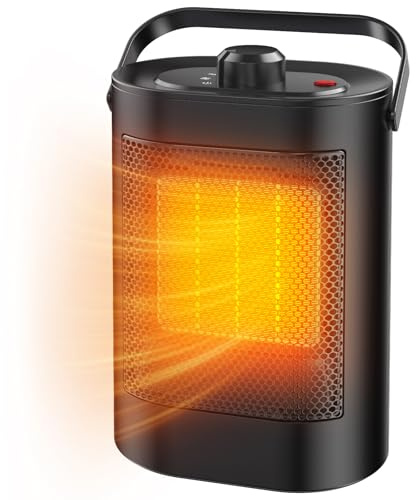 Calefactor Bajo Consumo, 1500W, 3 Modos, Protección Contra Vuelcos