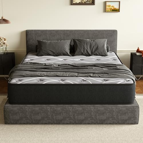 DEWINNER Colchones 150 x 190 | Espuma Viscoelástica Altura 25 cm | Gran Confort, Silencioso y Firmeza Media Cama Doble en Hotel, Hogar o Apartamento