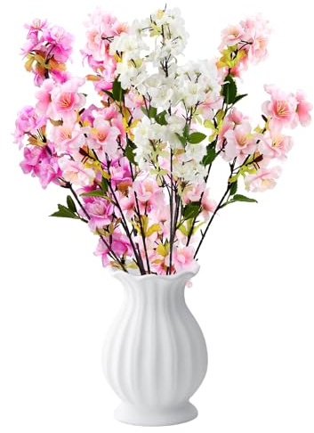 CFifHtOL Branches de cerisier artificiel, fleurs artificielles pour branches de cerisier