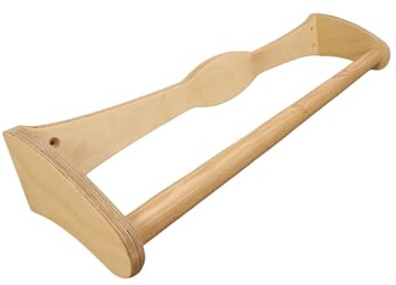 Bear On Bar - Barra fissa in legno resistente da 74 cm per uso interno ed esterno con 2 tipi di altezza - a parete, sopra la porta - facile da montare - attrezzo ginnico per la casa