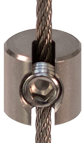 Klemmstopper 1-teilig Seilstopper Drahtklemme Drahtseilklemme Klemme Drahtseil V4A Edelstahl - 10 Stück