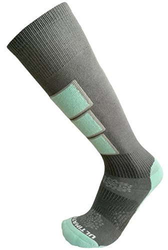 Ultimate Socks Youth Thermolite Ski Snowboard Warm Socks Aqua 1-4