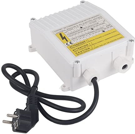 Scatola di Controllo della Pompa con Interruttore di Protezione Termica, Controller della Scatola di Controllo della Pompa per Pompe Sommergibili per Pozzi Profondi (1500 W Spina
