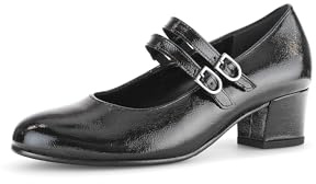 Gabor Damen Riemchen Pumps, Frauen Absatzschuhe,Moderate Mehrweite (G),high Heels,Heels,hochhackige Schuhe,Ausgehschuhe,schwarz,38.5 EU / 5.5 UK
