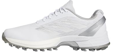 Adidas Men's Adizero ZG Spikeless Shoes, Footwear White/Grey Three/Silver Metallic, 10.5