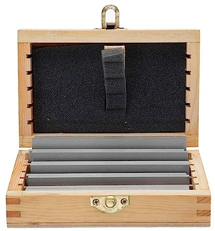 Bloc de jauge, 6 paires (12 pièces) 120mm x 4mm x (10-35mm) bloc de jauge de tampon parallèle, ensemble de tampons de fraisage CNC en acier allié for tour de fraiseuse étau Pour fraiseuse, perceuse à