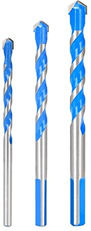 Broca de vidrio, broca triangular de 3-12mm for baldosas de cerámica, hormigón, ladrillo, madera, accesorios de herramientas eléctricas, broca, 1 Uds.(6mm)