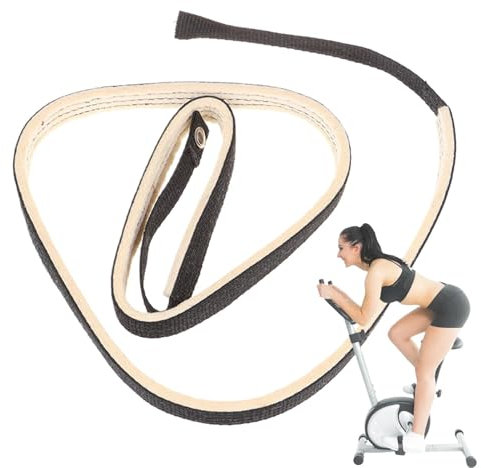 Heimtrainer-Hilfsgürtel, Heimtrainer-Widerstandsgürtel | Assist-Gürtel-Krafttraining - Ersatz-Indoor-Cycling-Gürtel, Nylon-Gurtband, verstellbar, Heimtrainer-Zubehör