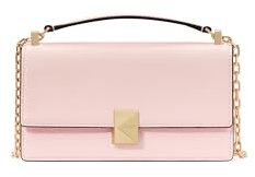 kate spade new york Women's Deco Flap Chain Crossbody, Pastry Pink