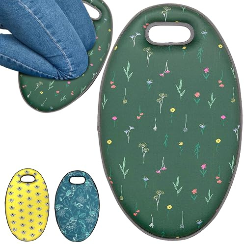 My Garden Kneeling Pad For Gardening Housework 4.5CM Thick With Carry Handle Garden Kneeler Durable Heavy Duty Water Resistant Kneeling Foam Cushion