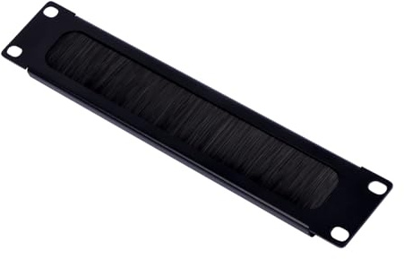 GeeekPi Gestionnaire de câbles de 25,4 cm 1U avec bande de brosse pour entrée de câble pour DeskPi RackMate T1/T0/T2/T1 Plus/T0 Plus/TL1 et rack de serveur de 25,4 cm (2)
