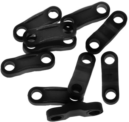 Holibanna 10 Pièces Planche à sertir les fils câble à pince câble de fixation treuil clips de fixation de tube de Clips métalliques pour les cordons -s de connexion Plastique