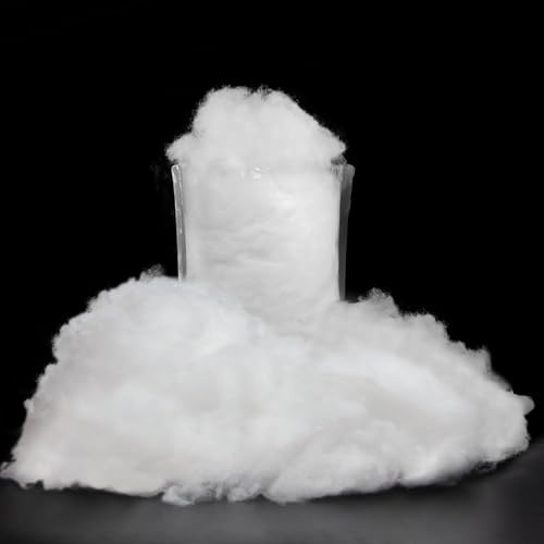 GQE Christmas Fake Snow Decoration,7 Oz(1 Bag) White Artificial Snow Cotton Fluffy Fake Snow for Mantle Village,Nativity Set,Faux Snow Christmas Tree Decor,Winter Indoor Home Decoration