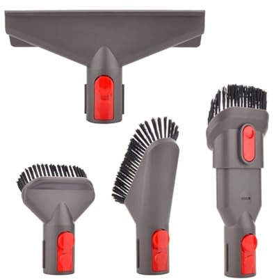 HJKBCLEH Attachment Kit，Compatible For Dyson，Gen 5 V15 V12 V11 V10 V7 V8 Absolute Detect Cyclone Mattress Outsize Vacuum Cleaner Accessories(4pcs)