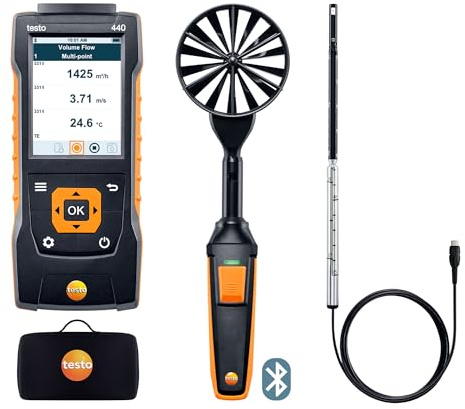 testo 440 Strömungs-KombiSet 1 mit Bluetooth