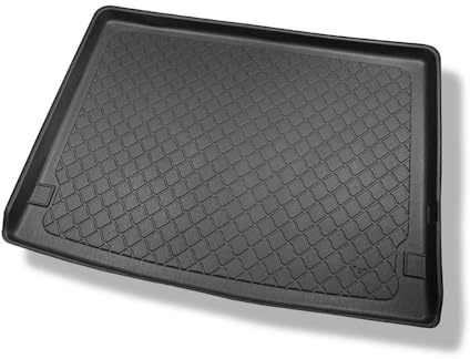 Mossa - Kofferraumwanne kompatibel mit VW Multivan T6 T6.1 Van 2015-2021 2G | langer Achsabstand;hinter der 3. Sitzreihe;Abmessung der Auskleidung 124 cm Breite x 100 cm Länge