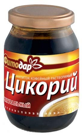 Zichorie Glas „FITODAR“ Inhalt 200g Цикорий растворимый жидкий 200гр., стеклобанка